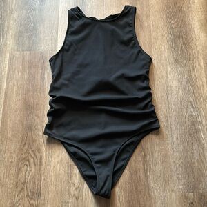 Black One Piece Bathing Suit Size Large